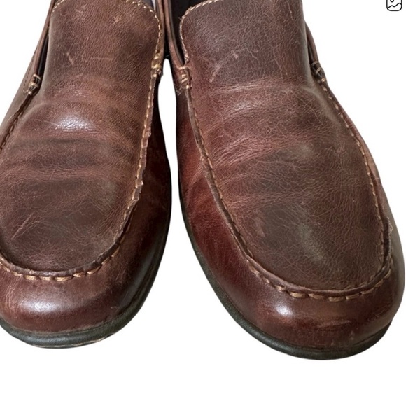 Born Men's Rich Brown Leather Slip-Ons - Picture 7 of 7